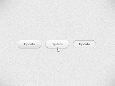 Update Button button grey light rounded ui update
