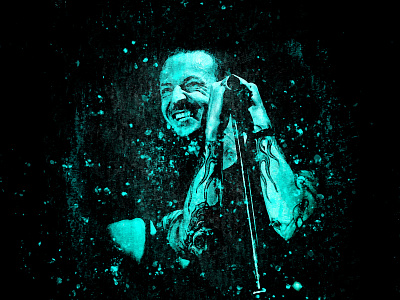 Chester adobe photoshop cc artwork colours graphicdesign linkin park love manipulation musician photoshop