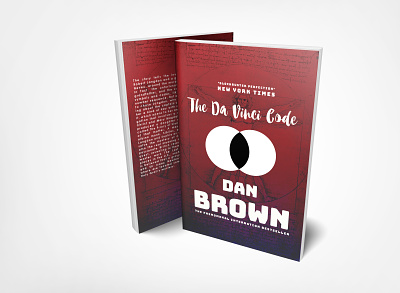The Da Vinci Code author book cover branding colours design digital illustration graphicdesign illustration rebound