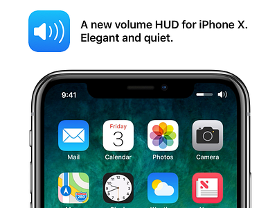 Volume HUD - iPhone X apple hud ios iphone volume x