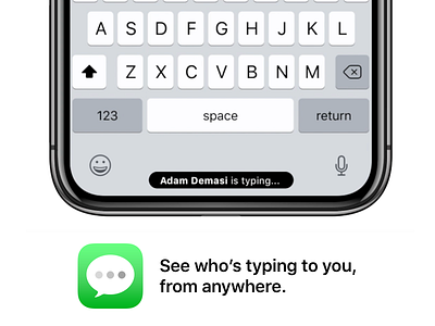 TypeStatus - iPhone X apple ios iphone message typestatus typing x