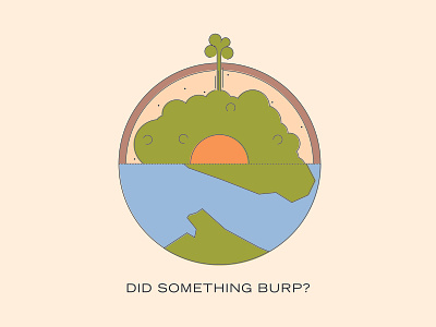 did something burp climate design illustration infographic