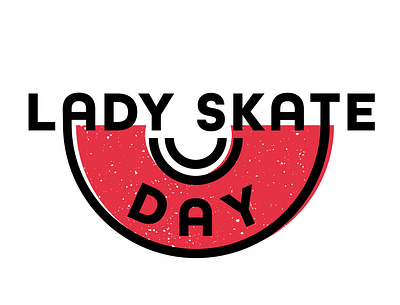 Lady Skate Day branding design identity logo typography