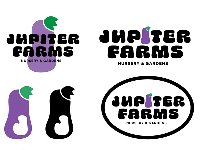 Jupiter Farms branding design logo typography