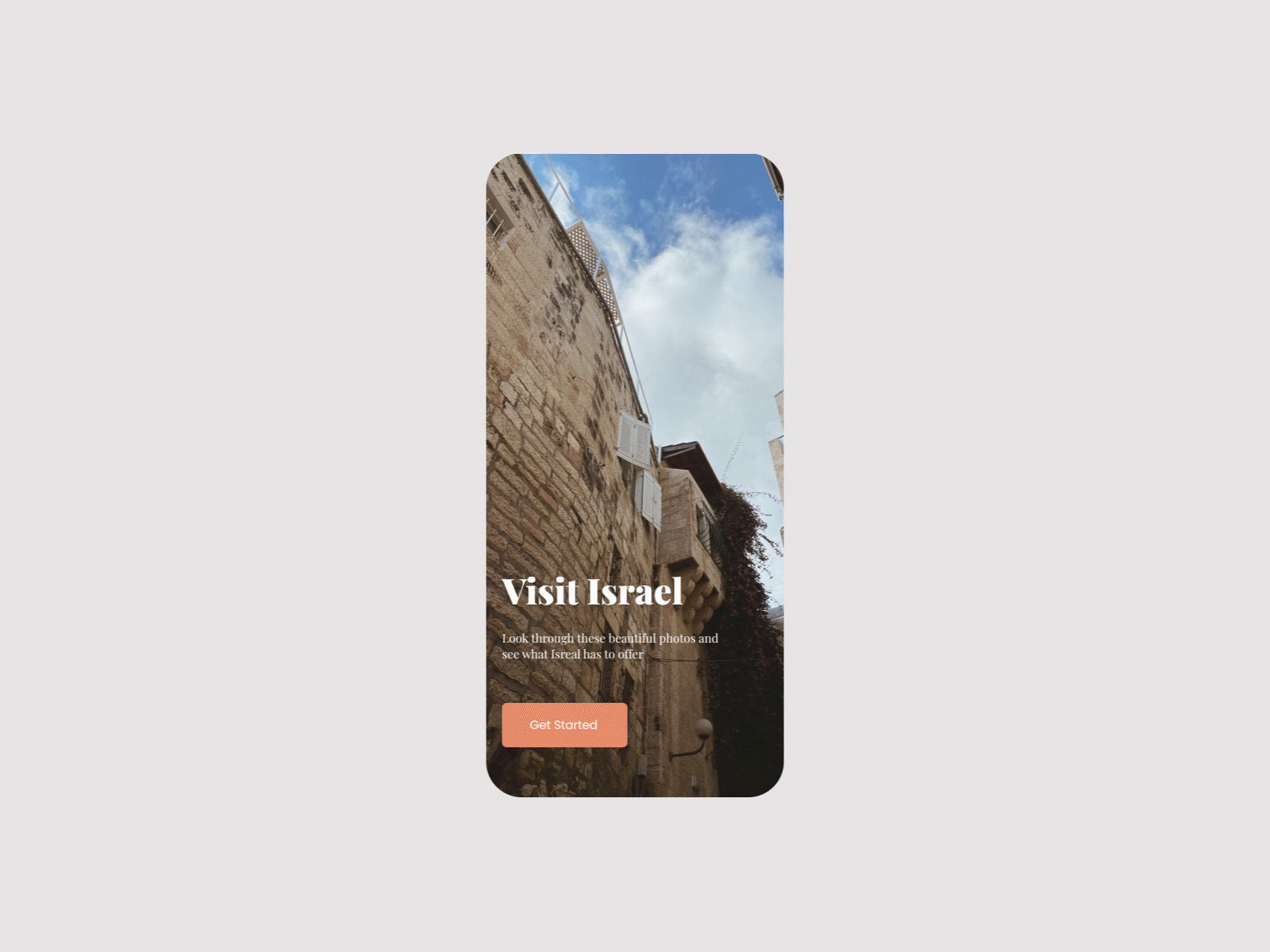 Tourist App Animation