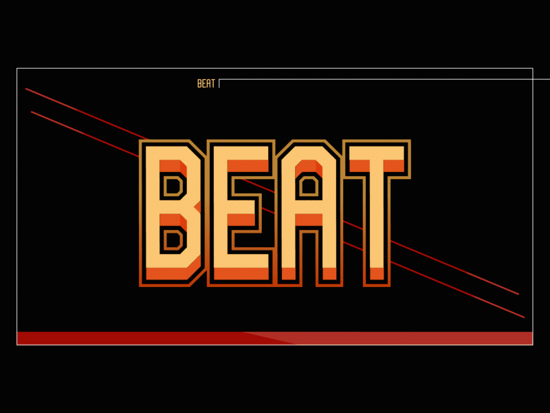 Beats Selection, Motion Design for local instrumentals market beats market hiphop instrumental motion design type animation