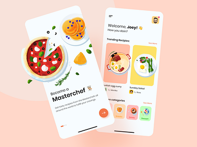 Food Recipe app- UX/UI design