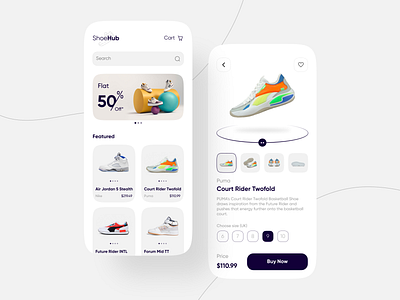 Shoe app adidas app app design application color daily ui ecommerce fashion app filter minimal mobile app mobile ui nike reebok shoe shoes app ui ui design uiux ux