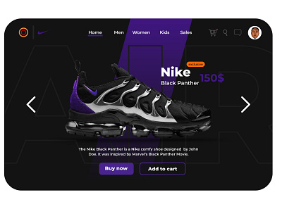 UX Design for an online shoe kiosk design minimal ux web