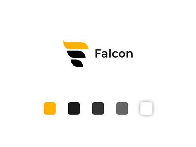 Falcon Dispatch logo design logo minimalist vector monochrom