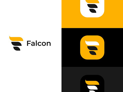 Logo design for "Falcon" logo minimalist vector