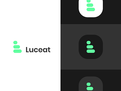Logo design for a school management app/website "Luceat" logo minimal app ui ux
