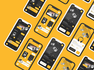 UI Design for Bose online mobile store
