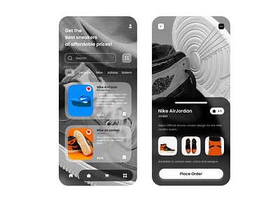 Shore Store Mobile App app design minimal ui ux