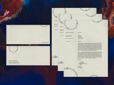 Planetary Resources Business Letter branding editorial graphic graphicdesign