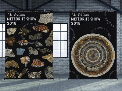 Planetary Resources Sponsored Event Poster branding design graphic meteorite poster show