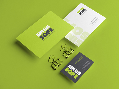 Sin un Sope! brand design branding diseñador diseño de logo diseño grafico freelance graphicdesign imagen visual marca typography
