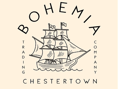 Bohemia Trading Co. Brand Identity brand identity branding design illustration logo