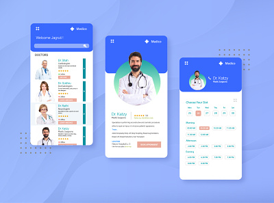 Medico - Find out the best Doctor | Mob UI | App UI