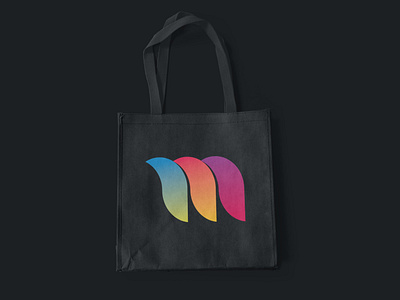 Logo | M Letter | Graphic design | Canvas Bag