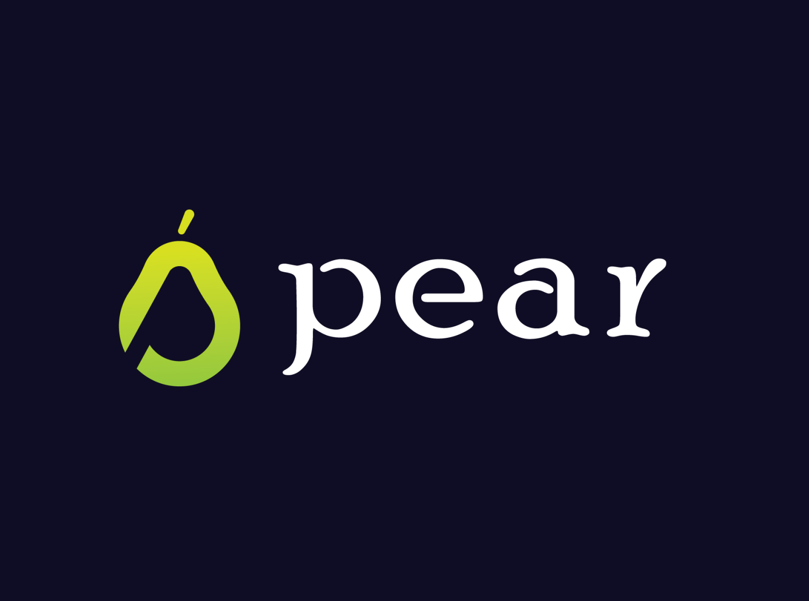 Modern and Vibrant Pear Logo Vector
