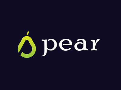 Pear Logo Design antor antor design antordesigner brand branding icons illustration logo logo design branding logodesign pear