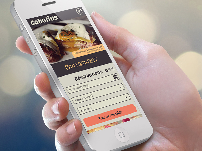 Reservation Process for a Restaurant app, Mobile UI by ...