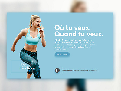 Online Fitness App Landing Page app bold fitness gradient landing page online pastel training web workout