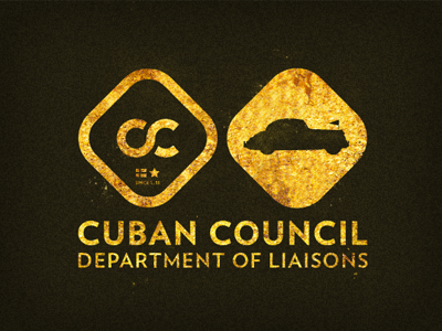 Cuban Council Liaisons Combo Logo cuban council gold leaf logo