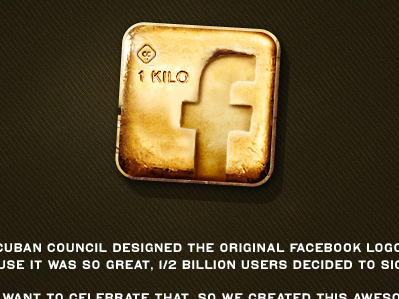 Facebook Gold Logo Download