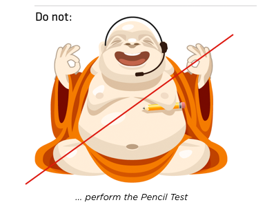 Do not perform the pencil test buddha buddhy cuban council mikkel svane zendesk