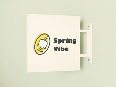 Spring Vibe LOGO design branding illustration logo