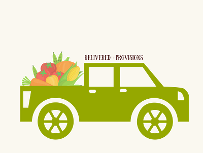Veggie Truck branding design logo