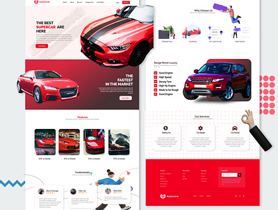 Autonome UI design best ui design car website ui love popular ui design top ui design ux design website ui desing