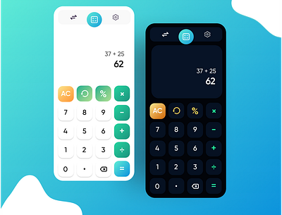 Calculator UI app design calc calculator ui mathematics scientific calculator ui design