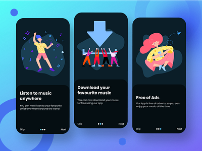 Music App Onboarding