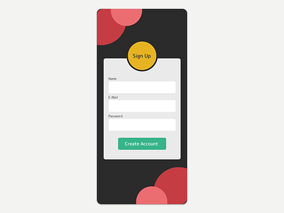 Sign Up dailyui signup ui