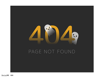 404 Page 404 page dailyui