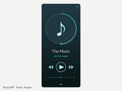 Music Player dailyui