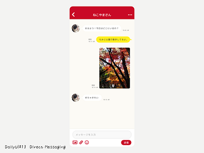 Direct Messaging app design dailyui direct messaging