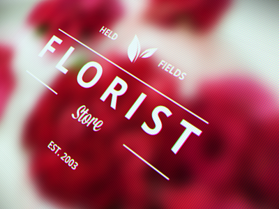 Florist logo badge