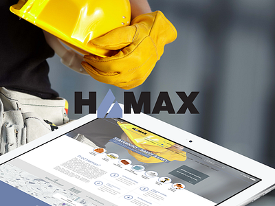 Hamax amax building colored materials paints tools webdesign website