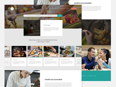 Homepage cook cooking homepage papino startup surfing webdesign website