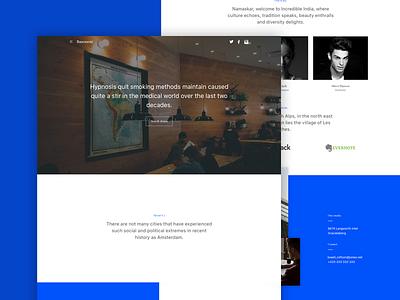 Basement Website Freebie blue coloured corporate design freebie minimal studio webdesign website