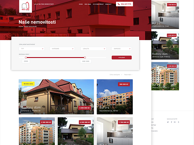 Real Estate estate filter page real realestate search webdesign website
