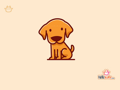 BIMMI - Cute Puppy Dog For Pet Store or Pet Shop Logo cute art cute dog hand drawn illustration kawaii art logo mascot pet shop logo pet store logo portrait