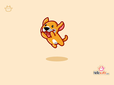 DIDDI - Cute Puppy Dog For Pet Store or Pet Shop Logo cute art cute dog hand drawn illustration kawaii art logo mascot pet shop logo pet store logo portrait