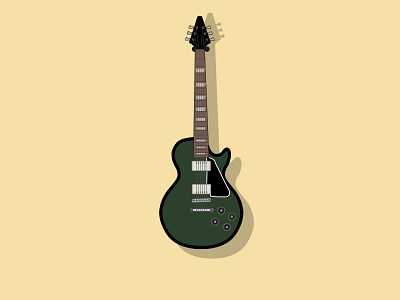 LesPaul animation art design digital drawing elegant font gibson gibson les paul graphic design guitar illustration illustrator les paul logo design minimal sketch typography vector website