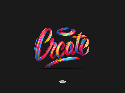 Create calligraphy create design fresco illustration ipad lettering logotype type vector