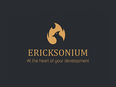 Ericksonium bbs concept logo phœnix